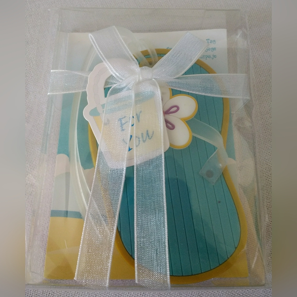Kate Aspen Flip-Flop Luggage Tag 3/$20